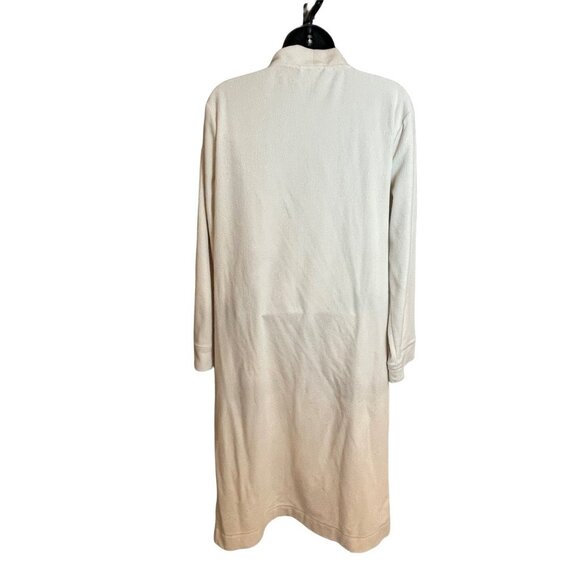 Gilligan & O'Malley Cream Colored Long Robe Sz S - Picture 2 of 9